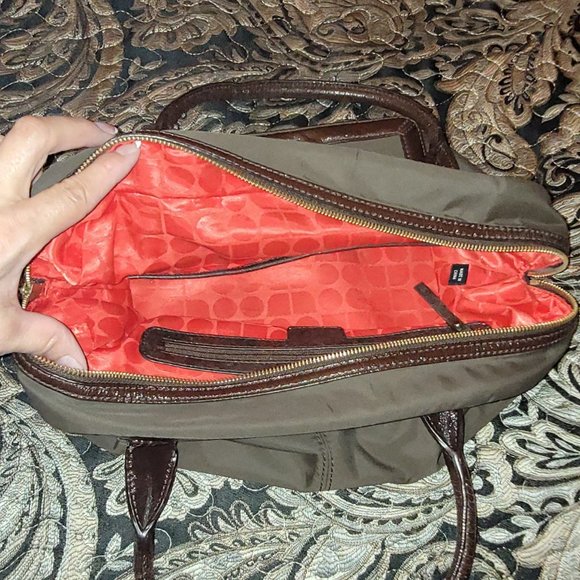 Kate Spade New York Woven Nylon with Patent Leather Trim Handbag - Picture 8 of 8